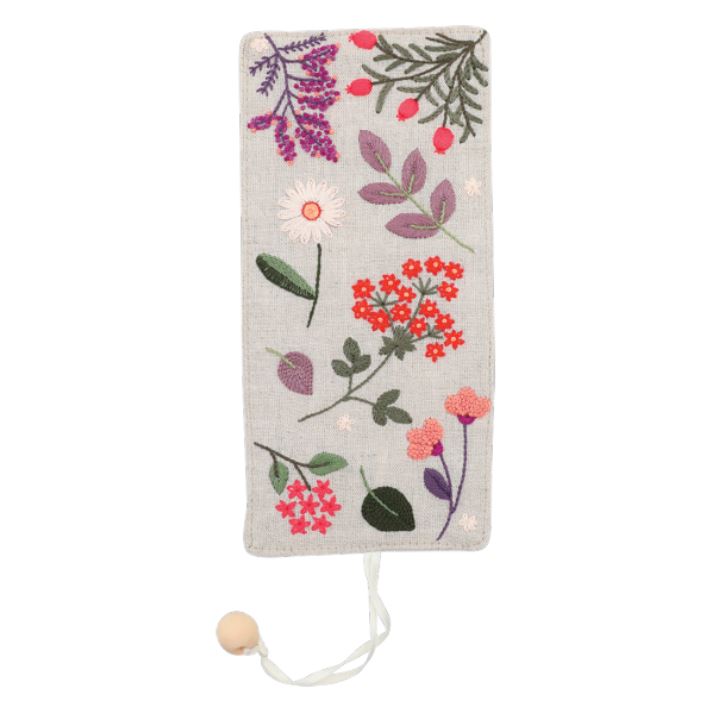 Kit Broderie "Marque Page Fleuri Paula"