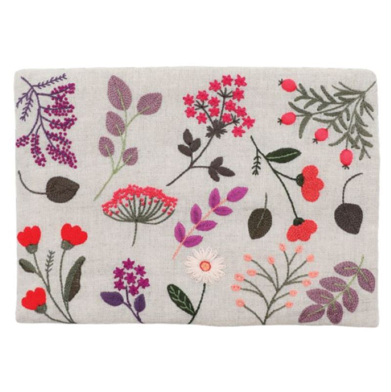Kit Broderie "Pochette Fleurie Paula"
