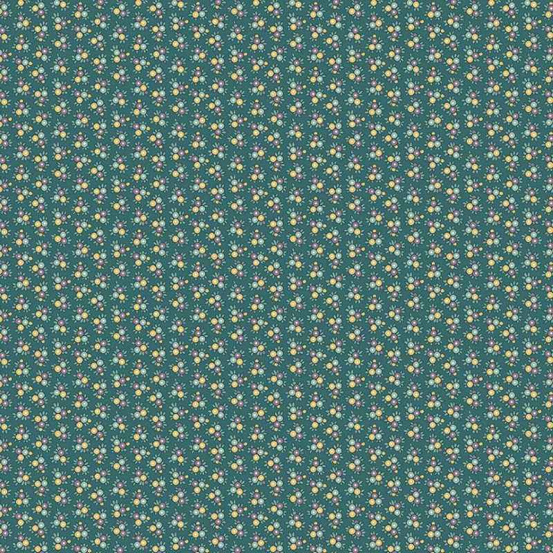 Tissu Patchwork Fernshaw Justin Teal