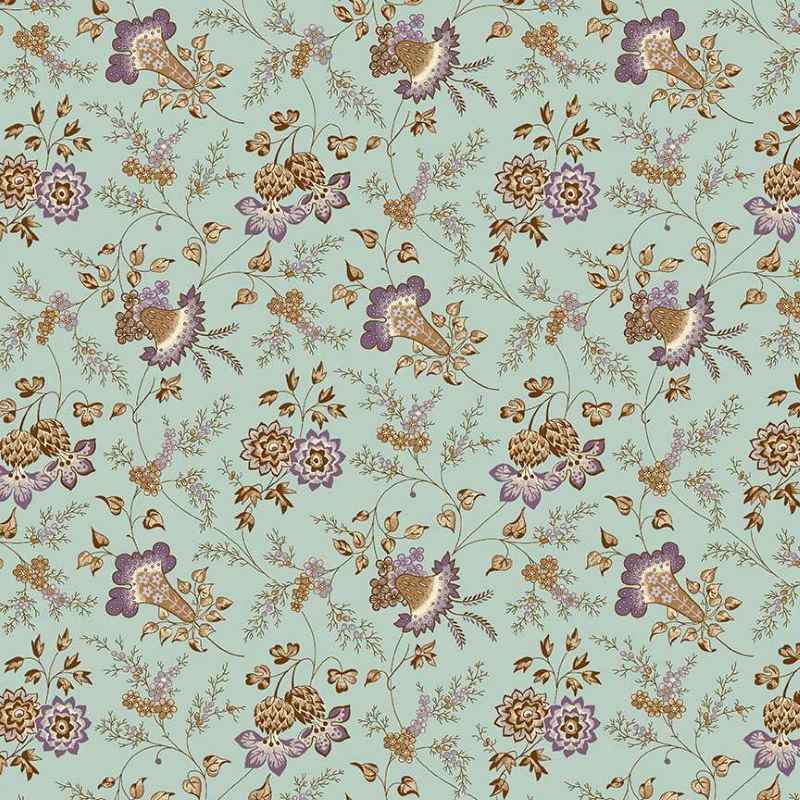 Tissu Patchwork Fernshaw Charles Teal, Coupon