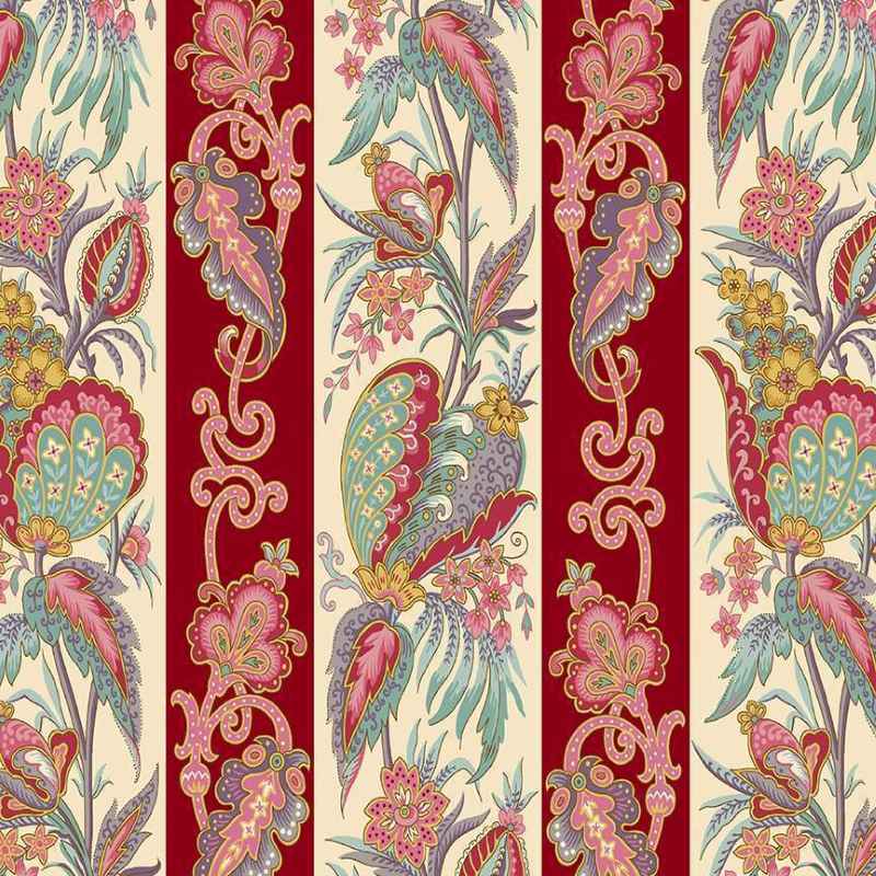 Tissu Patchwork Fernshaw Ron Red