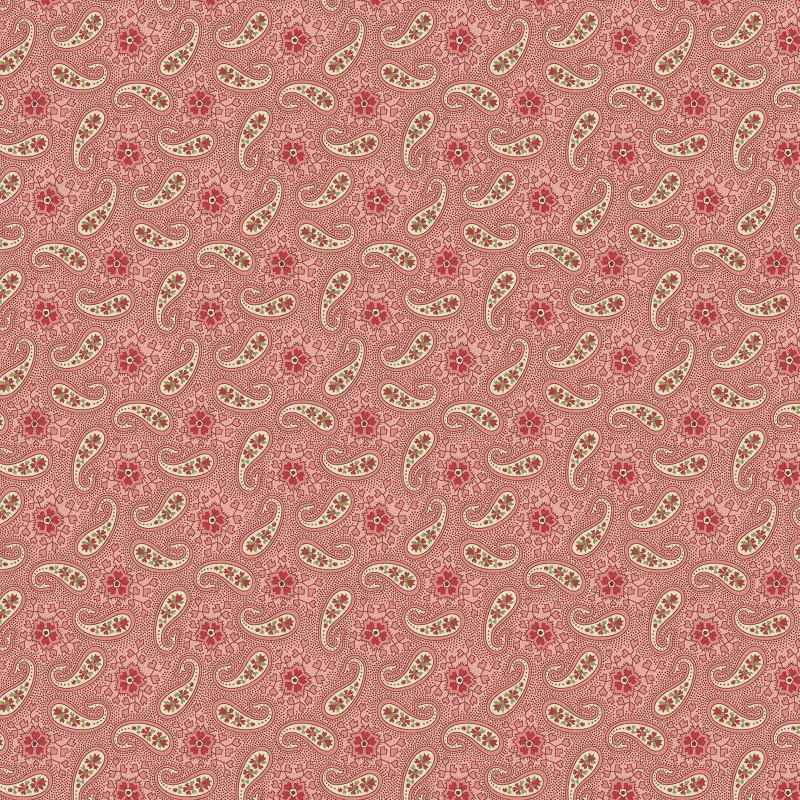 Tissu Patchwork Joy Paisley Snowflakes