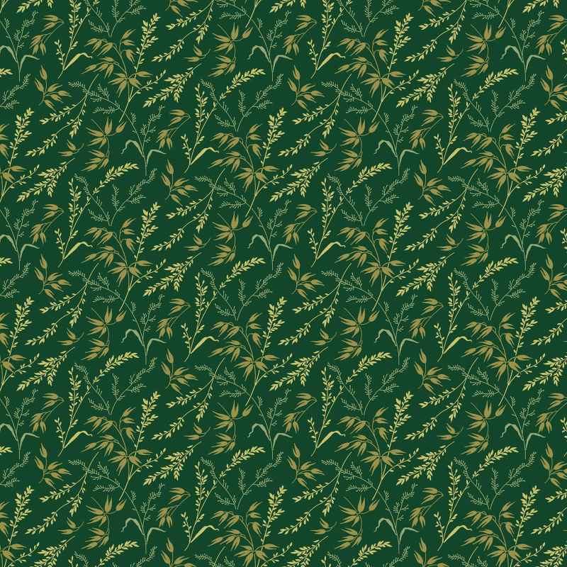 Tissu Patchwork Joy Winter Rye Spruce