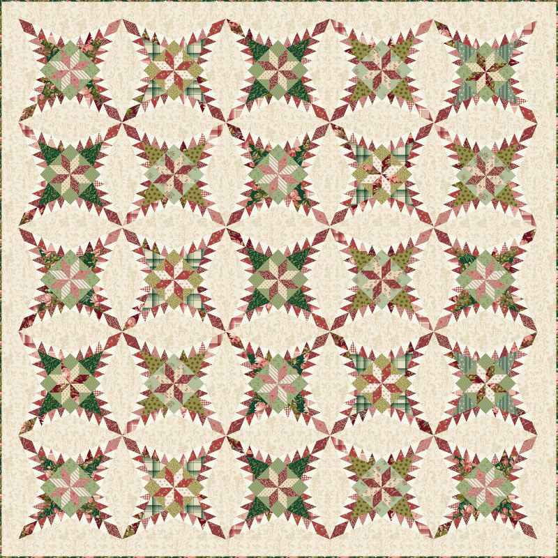 Modèle Patchwork Supernova - Joy de Edyta Sitar