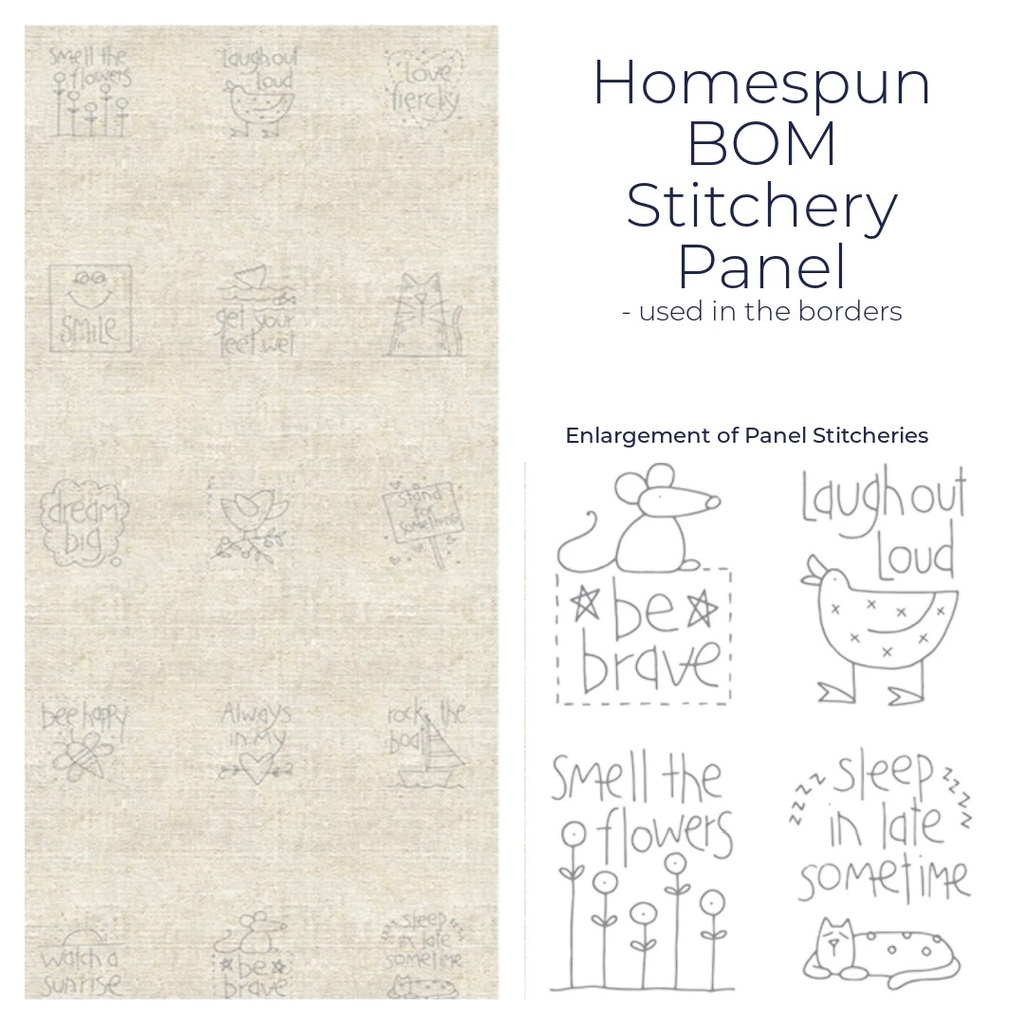 Panneau à Broder "A letter to my Daughter"  Nathalie Bird