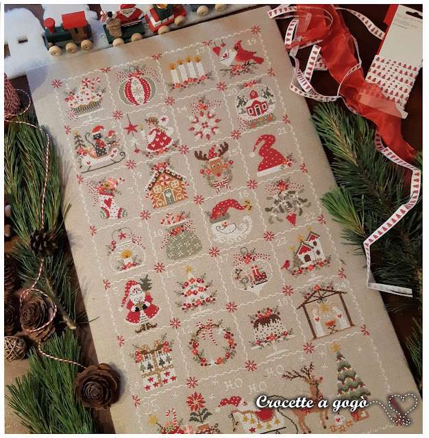 Modèle Points Comptés - Calendrier de l'Avent