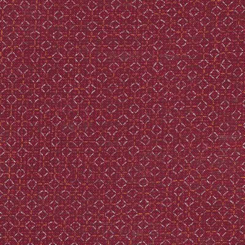 Tissu Japonais Nara Homespun Géométrique Rouge