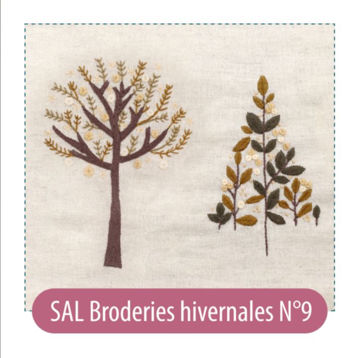 Kit Broderie Hivernales - N°9 (SAL)