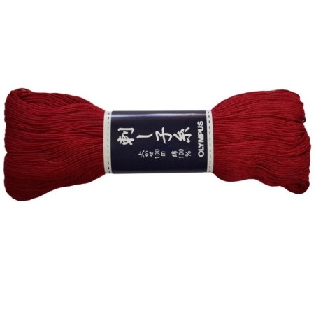 Fil Sashiko Rouge, Col. n°104 - 100 m