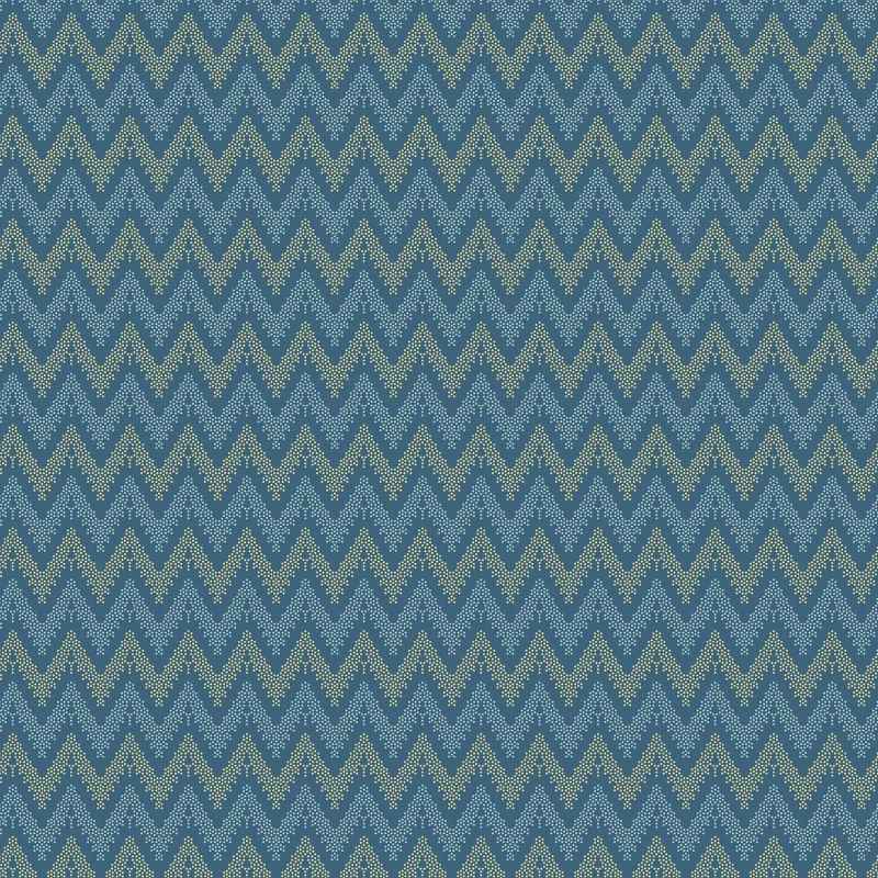 Tissu Patchwork Beach House Current Blue