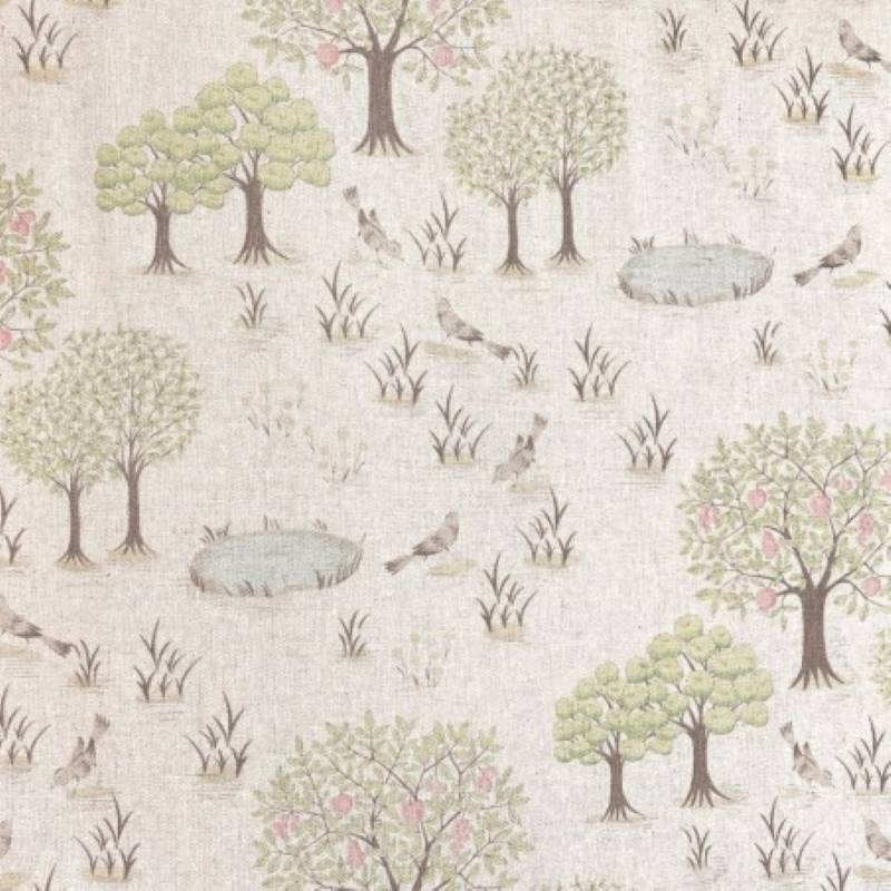 Tissu Japonais Words of Forest Vert,