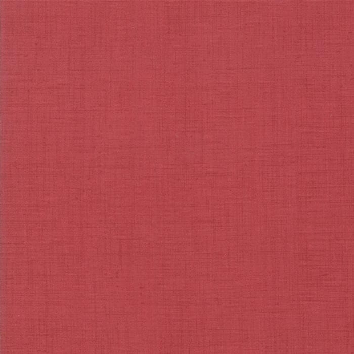 Tissu Patchwork Noël _ Fleur de Noel Uni rouge, Coupon