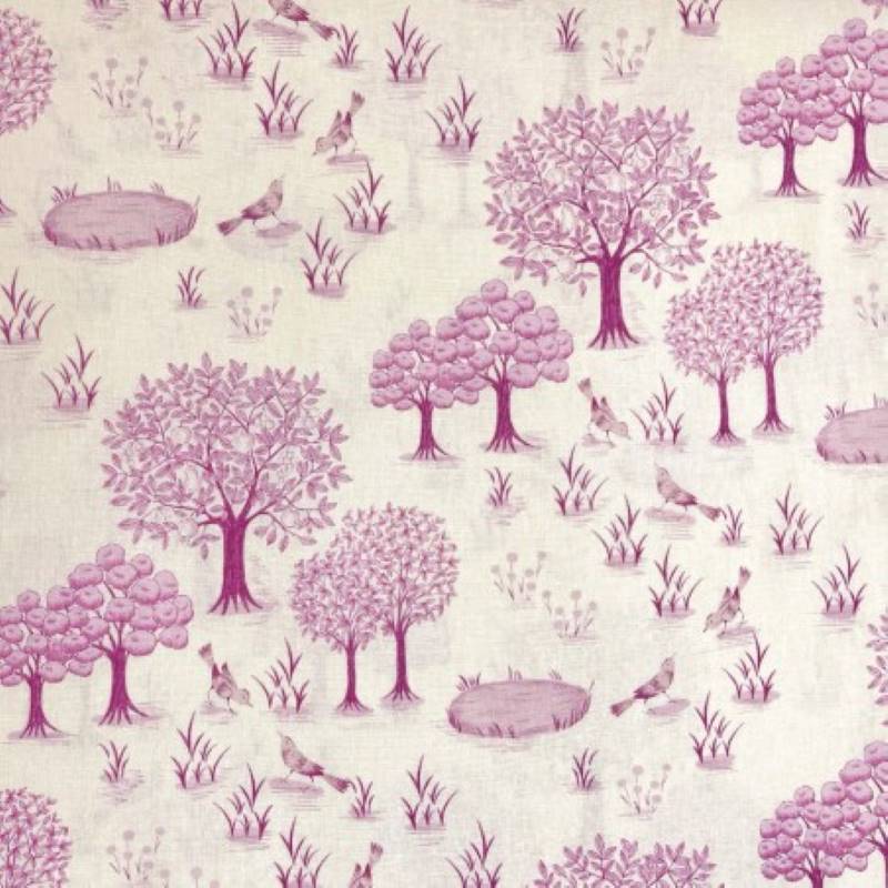 Tissu Japonais Words of Forest Rose,