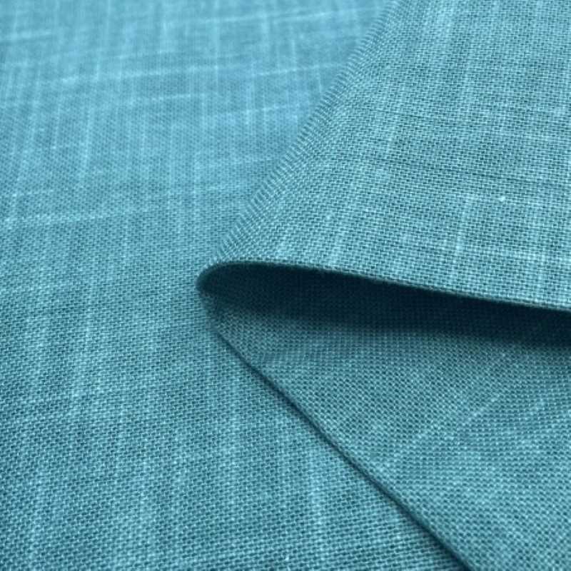 Tissu Japonais Métis Faux-Unis Turquoise, Coupon