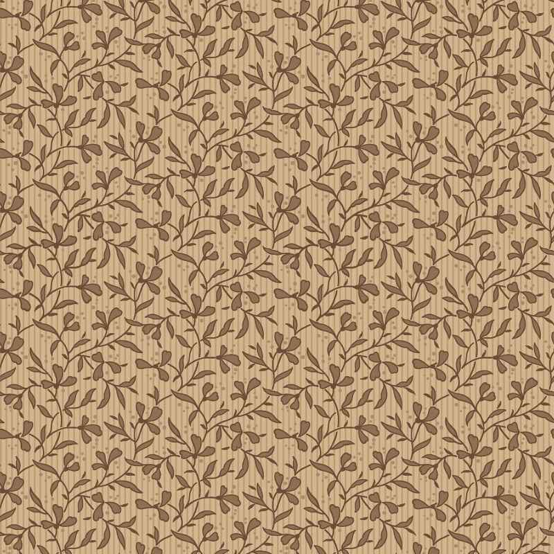 Tissu Patchwork Colour Poetry Feuillage beige, Coupon