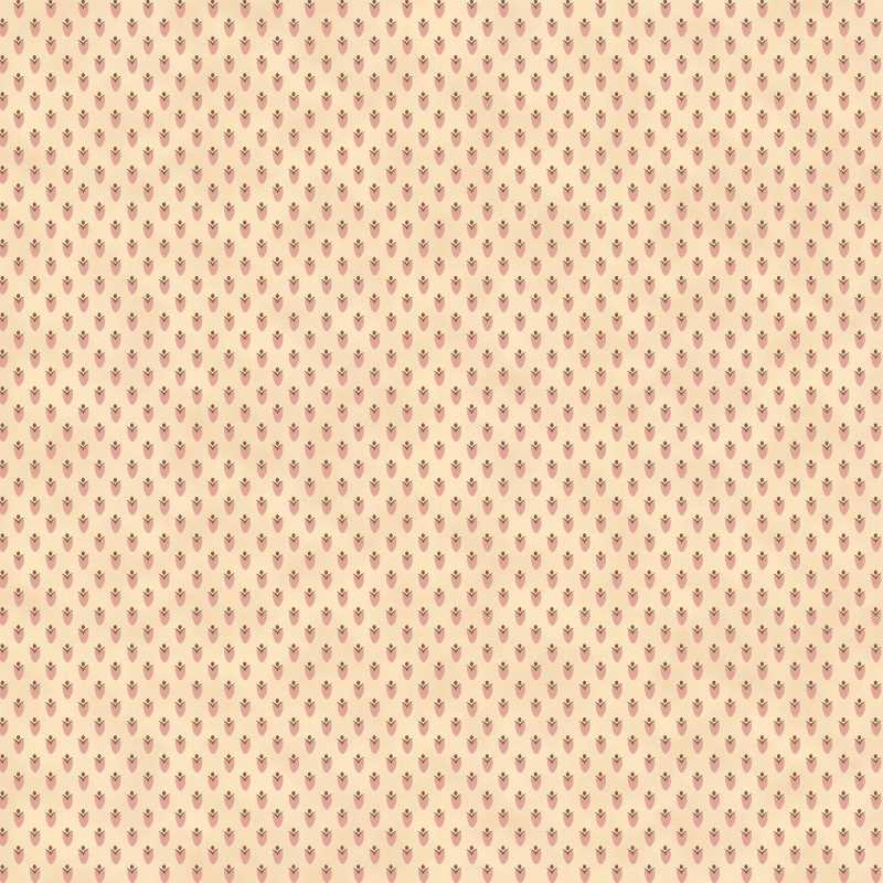 Tissu Patchwork Colour Poetry Pommes de Pin Rose, Coupon