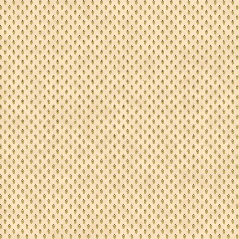 Tissu Patchwork Colour Poetry Pommes de Pin Vertes, Coupon