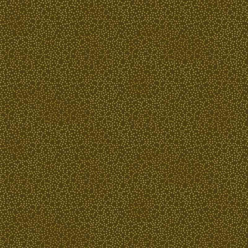 Tissu Patchwork Colour Poetry Petits Points Verts, Coupon