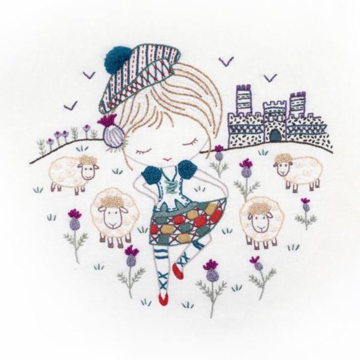 Kit Broderie "Salomé en Ecosse"