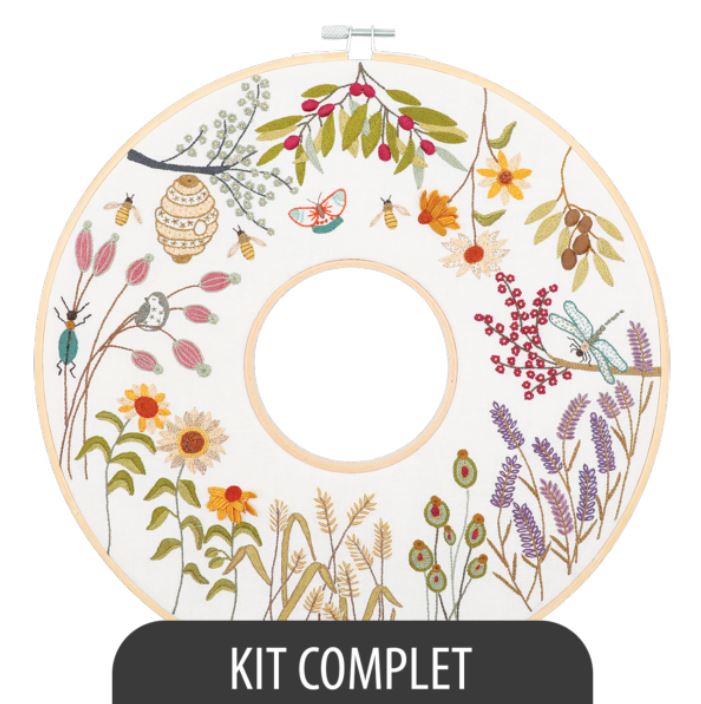 Kit Broderie "Couronne d'été"