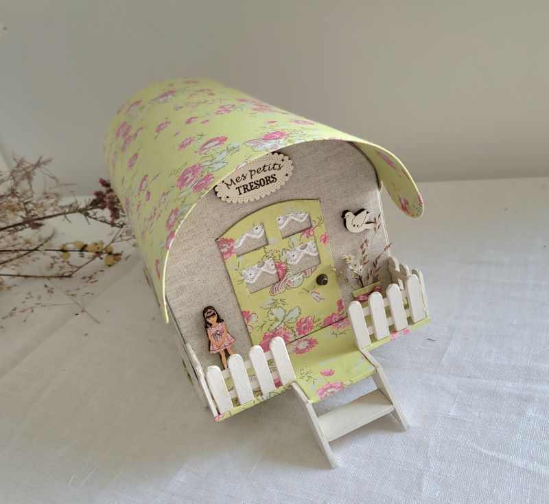 Tuto Cartonnage - Roulotte Numa