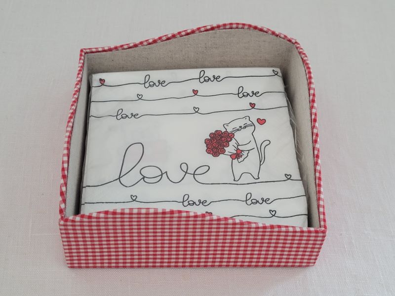 Semi-Kit Cartonnage - Boite Chantournée Serviette