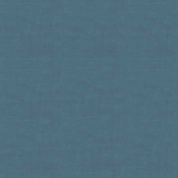 Tissu Patchwork Linen Texture Bleu Denim, Coupon
