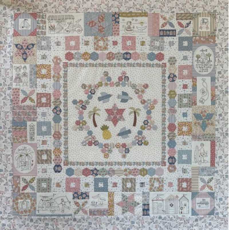 Modèle de Patchwork - Happy Travel Quilt Natalie Bird