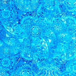 Tissu Patchwork Bohemian Rhapsody _ Blue Sky _ Coupon