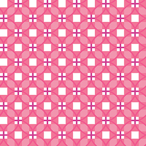 Tissu Patchwork Stitch Cats, Rose