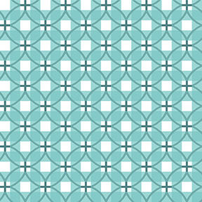 Tissu Patchwork Stitch Cats, Turquoise